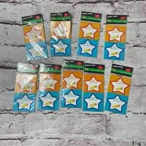 💰5/$20 Lot of 9 Packs of Back to School Sticker Name Tags